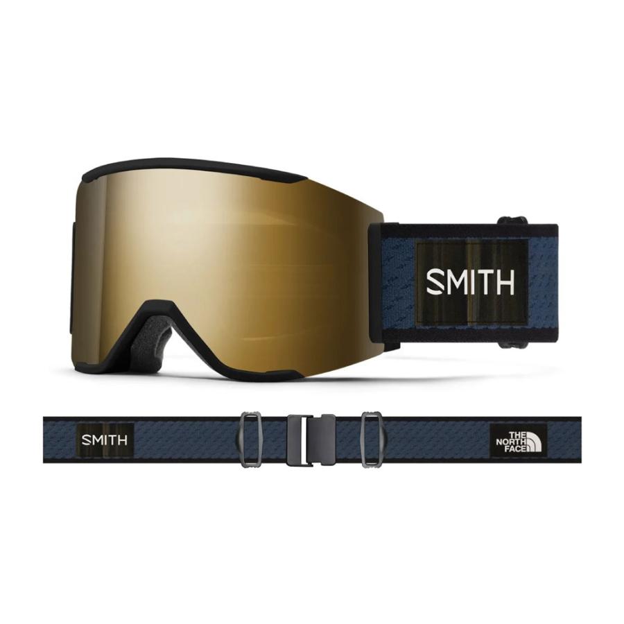 SMITH OPTICS(スミス) SQUAD MAG × ノースフェイス スノーゴーグル スキー スノーボード 大人用 TNFコラボモデル