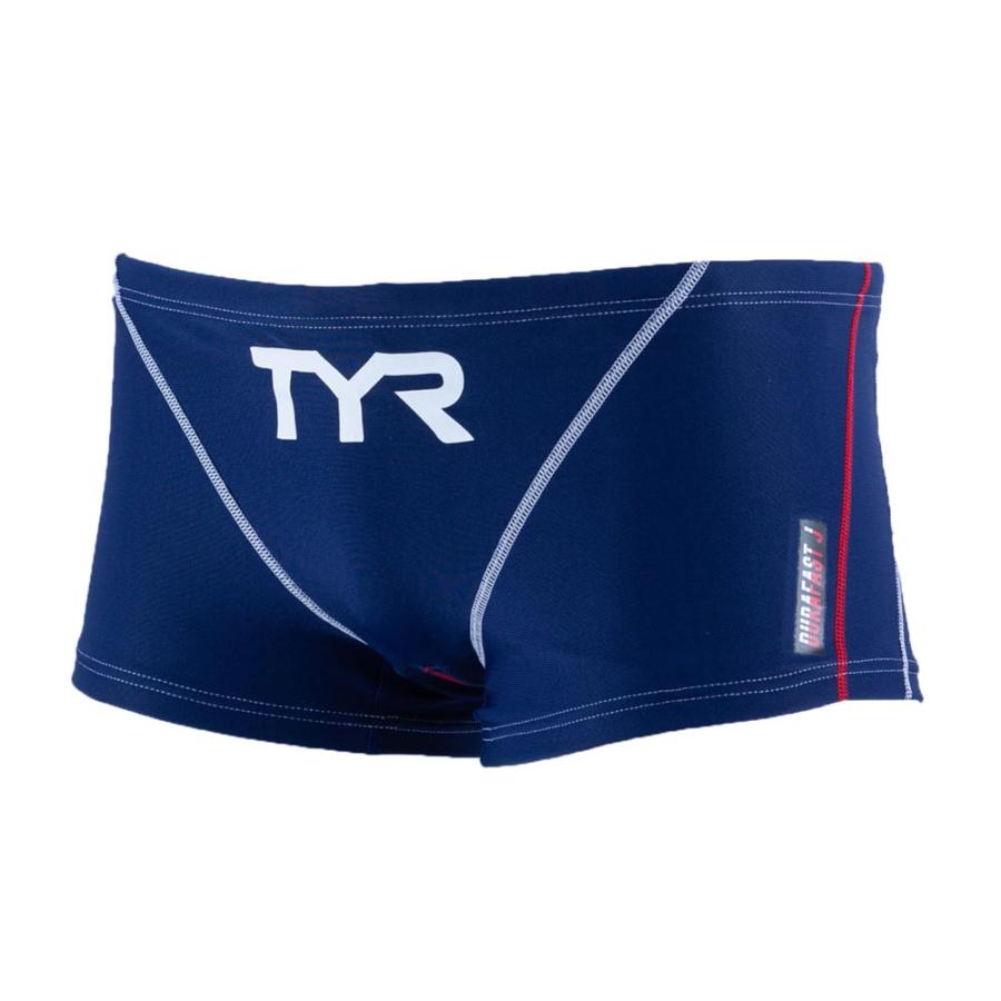 TYR 競泳水着 GUARD ロゴ入り 青/白 ショートボクサー水着 tyr 水着 男子 ネコポス発送 アウトレット 競泳
