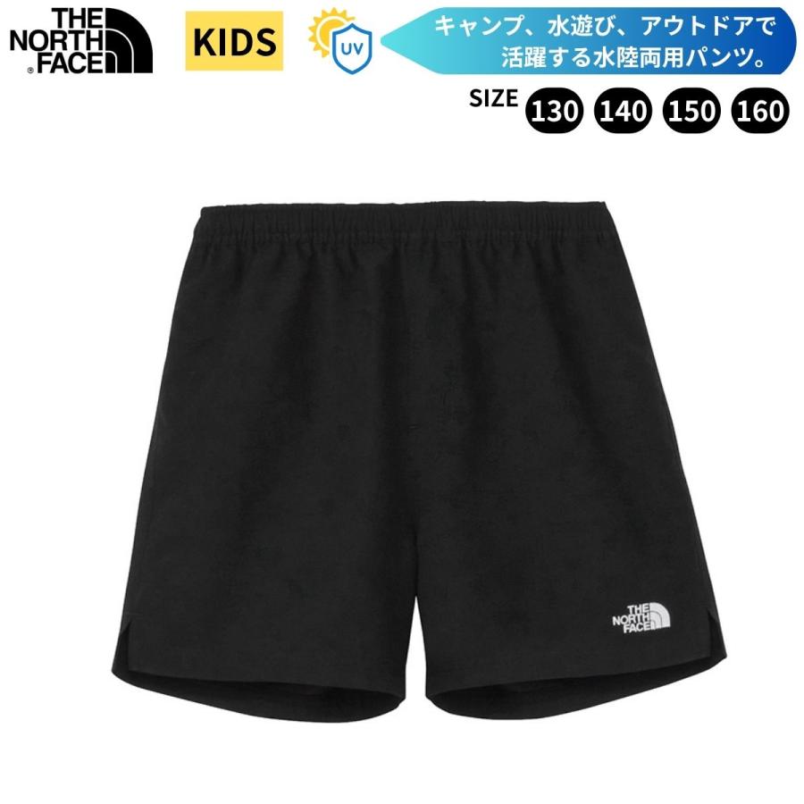 Bristol キッズ　ブラック ハーフパンツ Lサイズ THE NORTH FACE（ザ ノースフェイス） メール便OK ハーフパンツ スイム