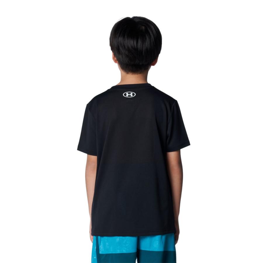 メール便OK UNDER ARMOUR(アンダーアーマー) 1384684 キッズ ジュニア UAテック スーパービッグロゴ ショートスリーブTシャツ 子供用｜sports｜02