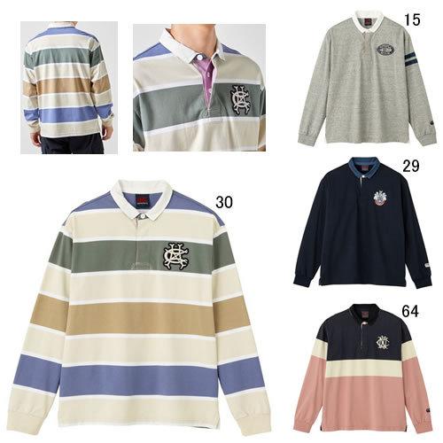 長袖 ラガーシャツ メンズ カンタベリー canterbury ロングスリーブ  