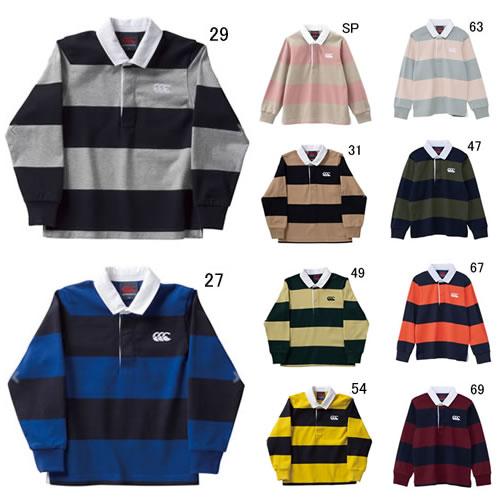 カンタベリー キッズ 長袖 ラガーシャツ CANTERBURY ロング カンタベリー キッズ 長袖 ラガーシャツ CANTERBURY ロング