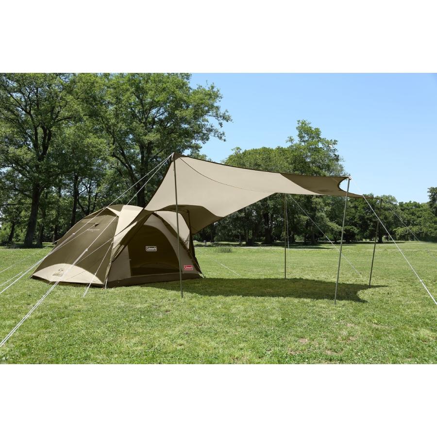コールマン ヘキサライトⅡ タープ オリーブサンド
