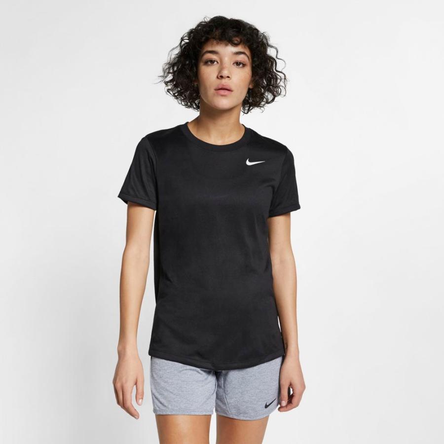 Nike ナイキ ナイキ ウィメンズ Dri Fit レッグ クルー Tシャツ Aq3211 010 レディーススポーツウェア Tシャツ レディース ブラック ホワイト セール スポーツオーソリティ Paypayモール店 通販 Paypayモール