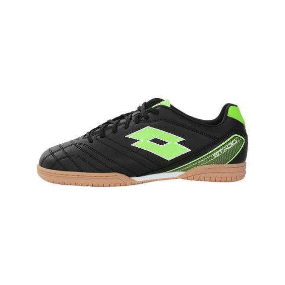 ロット LOTTO STADIO 700 ID J サッカー フットサル インドア メンズ ALL BLACK/SPRING GREEN LO
