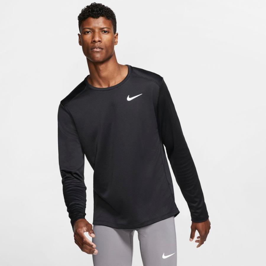 Nike ナイキ ナイキ ペーサー クルー トップ Bv4754 010 ランニング ウェア 長袖tシャツ メンズ メンズ ブラック ブラック リフレクトシルバー セール スポーツオーソリティ Paypayモール店 通販 Paypayモール