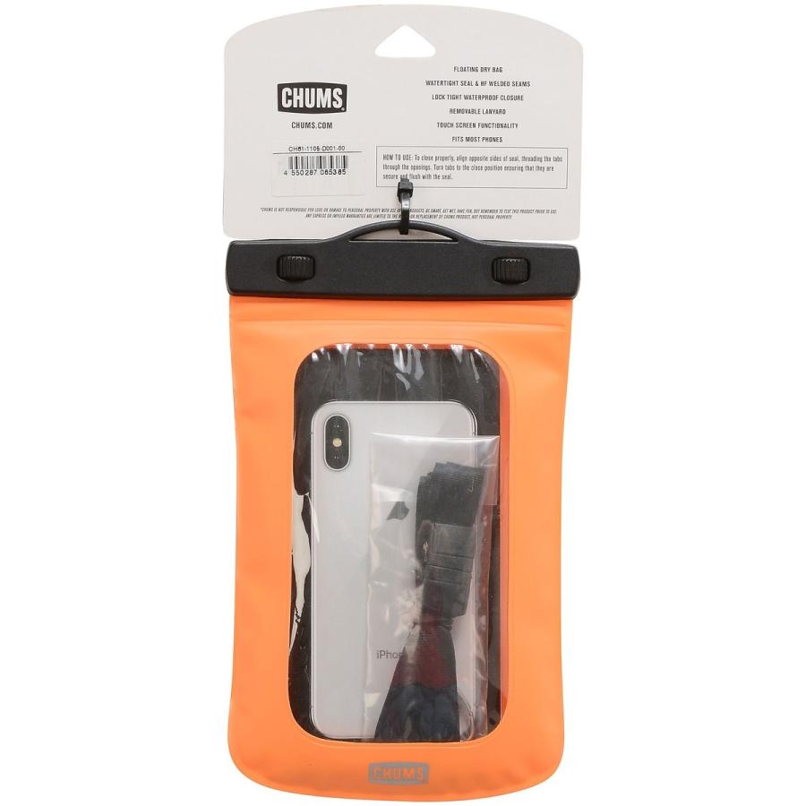 100 品質 Chumsチャムス Floating Phone Protector フローティングフォンプロテクター Ch61 1105 D001 トレッキング アウトドア サブバッグ ポーチ Orange Free セール Cisama Sc Gov Br
