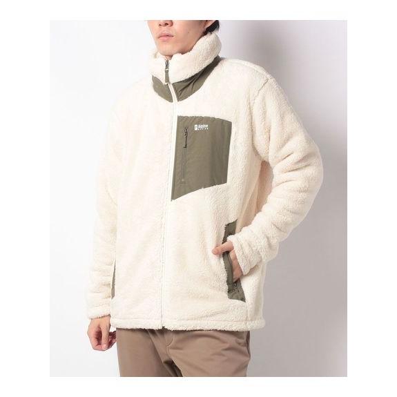 Alpine Design アルパインデザイン ボアフリースジャケット Adm F 014 002 Off トレッキング アウトドア フリース メンズ オフホワイト セール スポーツオーソリティ Paypayモール店 通販 Paypayモール