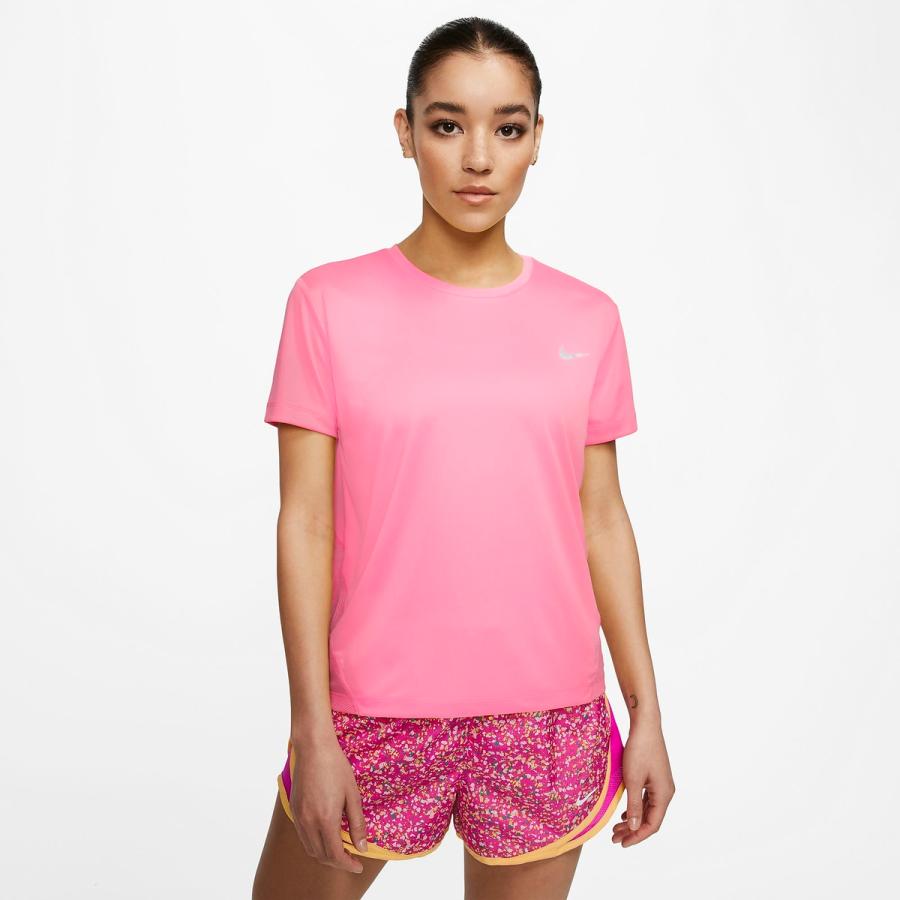 Nike ナイキ ナイキ ウィメンズ マイラー S S トップ Aj8122 607 レディーススポーツウェア ワークアウトtシャツ Tops レディース ピンクグロウ リフレク スポーツオーソリティ Paypayモール店 通販 Paypayモール
