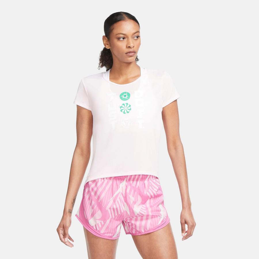 Nike ナイキ As W Nk Icnclsh Ss Cu3041 663 レディーススポーツウェア ワークアウトtシャツ Tops レディース ピンクフォーム ヘザー ホワイト セール スポーツオーソリティ Paypayモール店 通販 Paypayモール