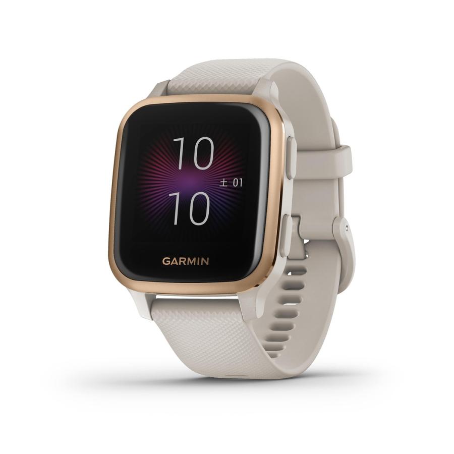 Garmin(ガーミン) 20 VENU SQ MUSIC 100242671 スポーツアクセサリー スポーツ LIGHT SAND/ROSE GOLD 送料無料|スポーツオーソリティ PayPayモール店|01