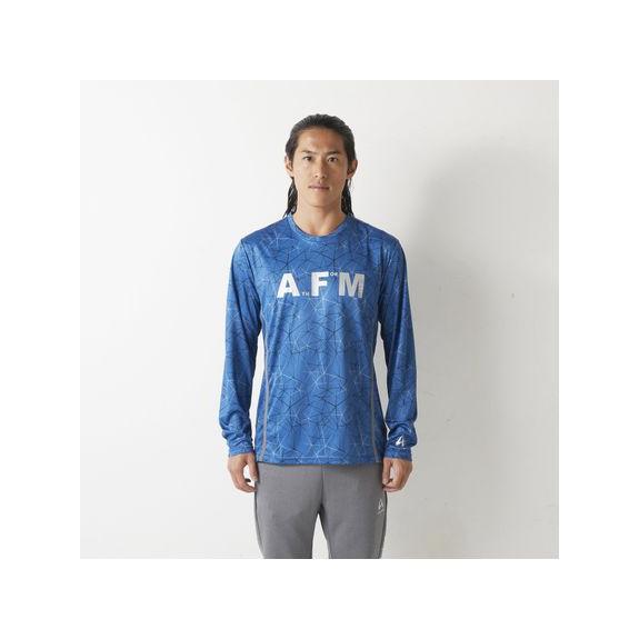 Athform アスフォーム Run Dry ビッグロゴ長袖tシャツ Af F21 008 058 ランニング ウェア 長袖tシャツ メンズ メンズ ブルー セール スポーツオーソリティ Yahoo 店 通販 Yahoo ショッピング