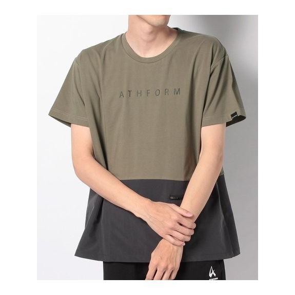 アスフォーム Athform Highcool カラーブロックtシャツ メンズスポーツウェア 半袖機能tシャツ メンズ カーキ ブラック Af S22 010 025 スポーツオーソリティ Yahoo 店 通販 Yahoo ショッピング