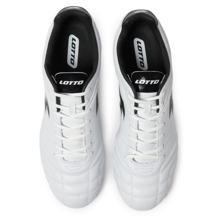 ロット LOTTO STADIO 700 III HG J サッカー スパイク メンズ ALL WHITE/ALL BLACK LO-Y22-002-022|sportsauthority|04