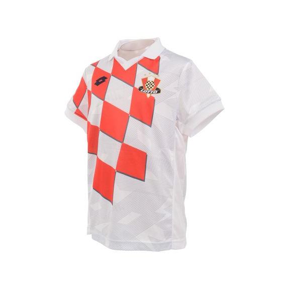 LOTTO ロット ジュニア LEGEND ゲームシャツ クロアチア ジュニア半袖プラクティスシャツ 直送商品 ホワイト LO-S22-002-011 サッカー 最新な ボーイズ