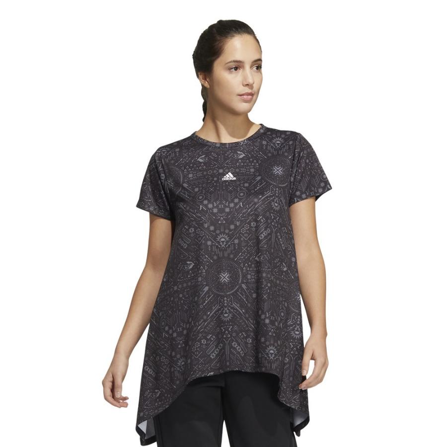 初回限定 Adidas アディダス Re Sport チュニック 半袖tシャツ W Resport Tee Tx806 Hc2522 レディーススポーツウェア Tシャツ レディース ブラック4 990円 Pactesting Org