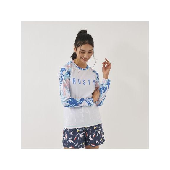 ラスティ Rusty レディスrustyラッシュガード サマー レジャー レディースラッシュガード レディース Wht スポーツオーソリティ Yahoo 店 通販 Yahoo ショッピング