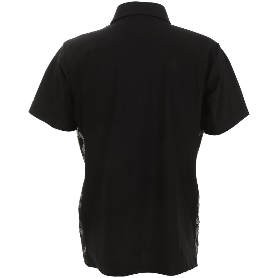 1PIU1UGUALE3 RELAX SIDE MESH LOGO POLO SHIRTS ゴルフ 半袖ポロ 半袖ハイネック メンズ SN90