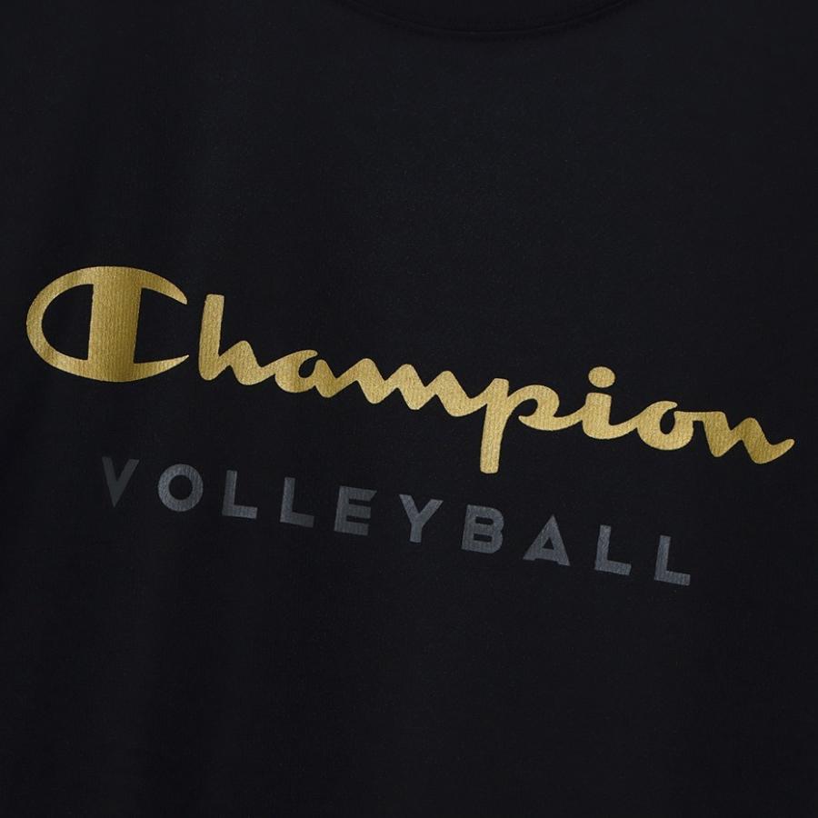 Champion チャンピオン PRACTICE T-SHIRT C3-VV302 981 バレーボール 半袖Tシャツ メンズ ブラックXゴールド  スポーツオーソリティ PayPayモール店 - 通販 - PayPayモール