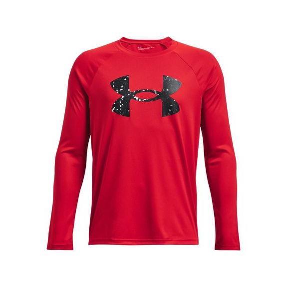 アンダーアーマー UNDER ARMOUR UA TECH LOGO FILL LONG SLEEVE ジュニアスポーツウェア Tシャツ