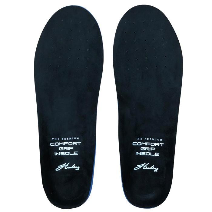 THE PREMIUM COMFORT GRIP INSOLE HEALING BLACK BLUE プレミアム コンフォート グリップ イン ...