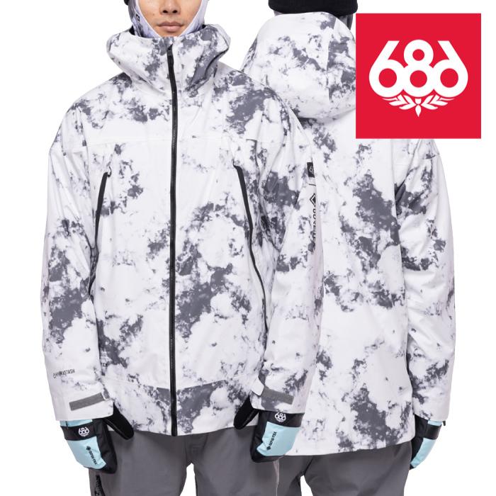 686 シックスエイトシックス スノーボード ウェア 22-23モデル- 686 シックスエイトシックス スノボ ウェア セットアップ XL ホワイト
