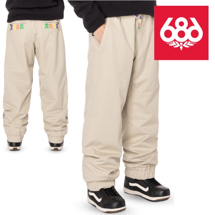 日本正規品 2223 シックスエイトシックス スノーボード ウェア パンツ 686 DOJO PANT Putty SNOWBOARD