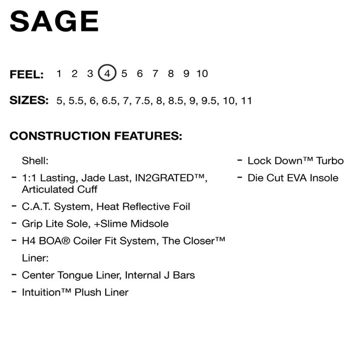 RIDE 日本正規品 22-23 ライド スノーボード ブーツ SAGE Ice RIDE 日本正規品 22-23 ライド スノーボード ブーツ SAGE Ice