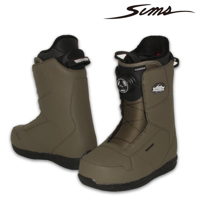 日本正規品 22-23 シムス スノーボード ブーツ SIMS OPERATION Moss オペレーション 2023 SNOWBOARD BOOTS  MEN'S WOMEN'S ユニセックス UNISEX