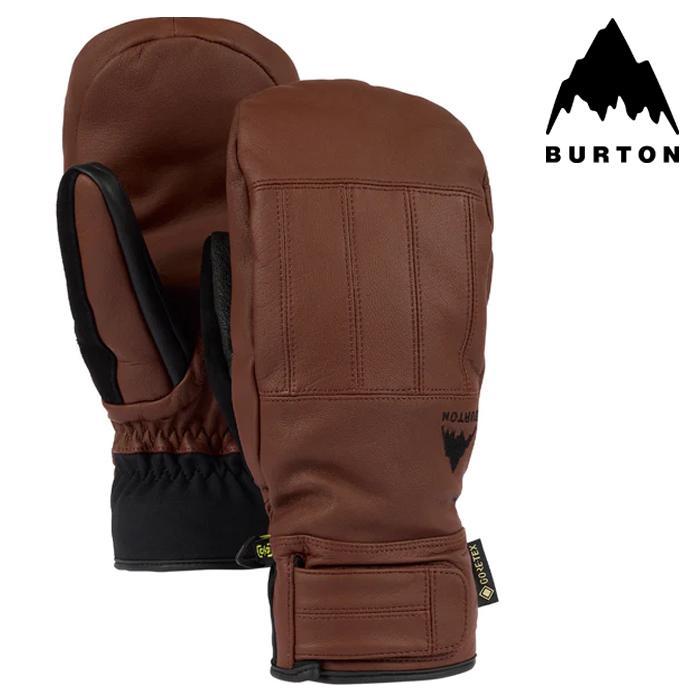 BURTON GLOVE バートン グローブ 2324 MEN'S GONDY GORETEX LEATHER MITTENS Brown