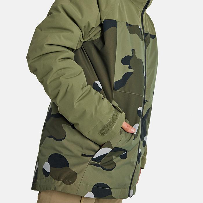 日本正規品 スノーボード ウェア バートン ジャケット 23-24 BURTON BOYS' LODGEPOLE 2L JACKET Forest Moss Cookie Camo キッズ YOUTH 子供｜sportsbomber｜07