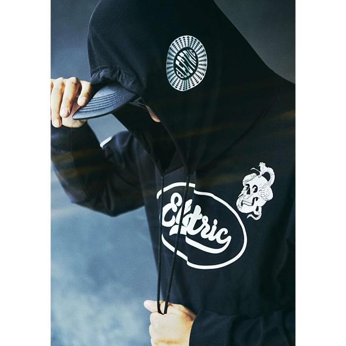 パーカー エレクトリック 23-24 ELECTRIC LOGOS DRY HOOD Black / White フーディ プルオーバー 日本正規品｜sportsbomber｜10