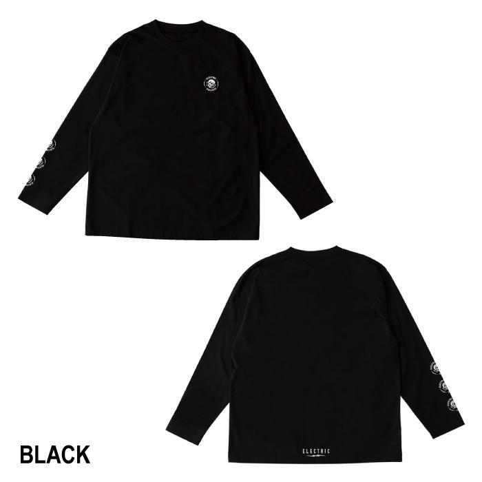 長袖 パフォーマンス Tシャツ エレクトリック 23-24 ELECTRIC UNDER SKULL DRY L/S TEE Black / White ロンT 日本正規品｜sportsbomber｜02