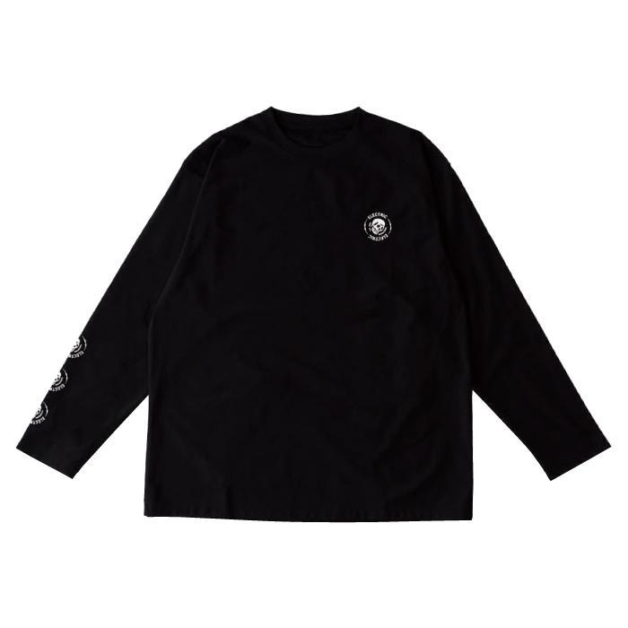 長袖 パフォーマンス Tシャツ エレクトリック 23-24 ELECTRIC UNDER SKULL DRY L/S TEE Black / White ロンT 日本正規品｜sportsbomber｜03