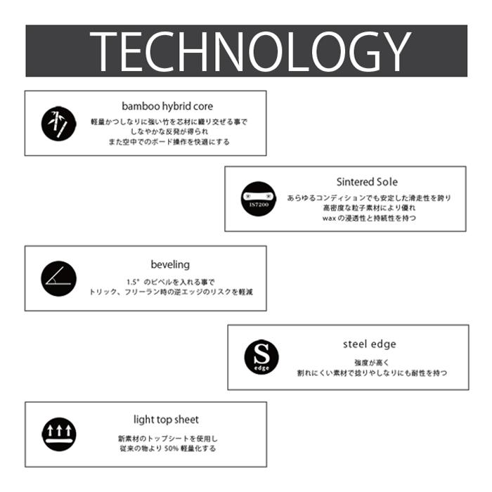 スノーボード 板 クロージャ 2025 CROOJA HONET ホーネット レディース 女 24-25 日本正規品 江端翔兵 中川智貴 グラトリ ラントリ スノボ 予約｜sportsbomber｜04