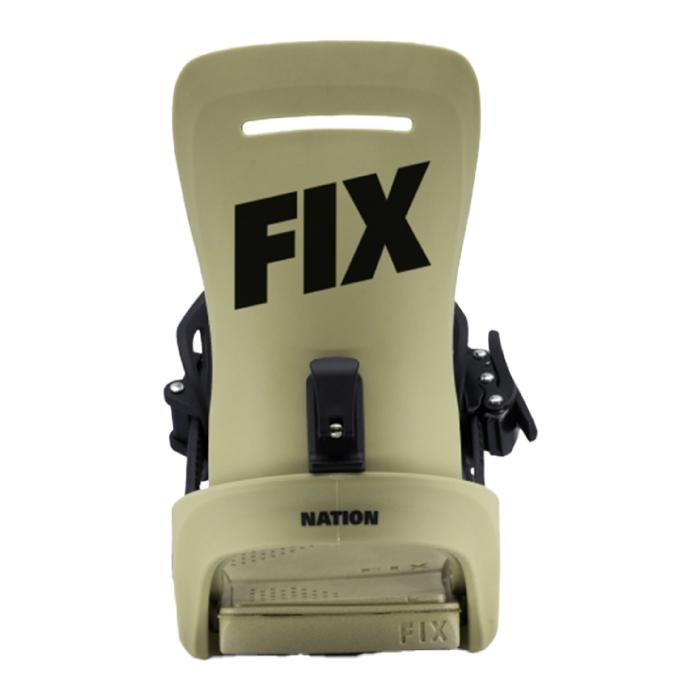 スノーボード バインディング ビンディング フィックス FIX NATION Tan 