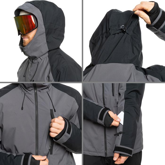 スノーボード ウェア ジャケット クイックシルバー QUIKSILVER MISSION BLOCK JK KRP0 メンズ レディース 24-25 日本正規品の画像