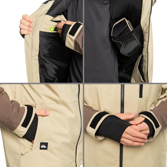 スノーボード ウェア ジャケット クイックシルバー QUIKSILVER MISSION BLOCK JK TKA0 メンズ レディース 24-25 日本正規品の画像