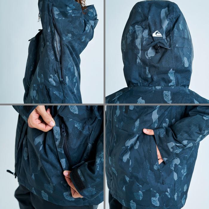 スノーボード ウェア ジャケット クイックシルバー QUIKSILVER MISSION PRINTED JK KRP3 メンズ レディース 24-25 日本正規品の画像