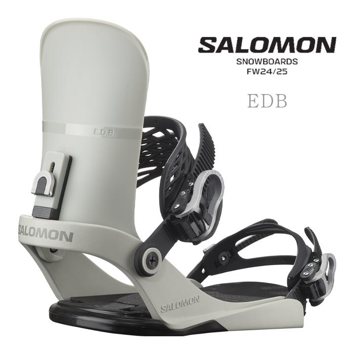 マグキーン様用　SALOMON EDB ビンディング Mサイズ グレー SALOMON（サロモン） スノーボード ビンディング SALOMON EDB Grey