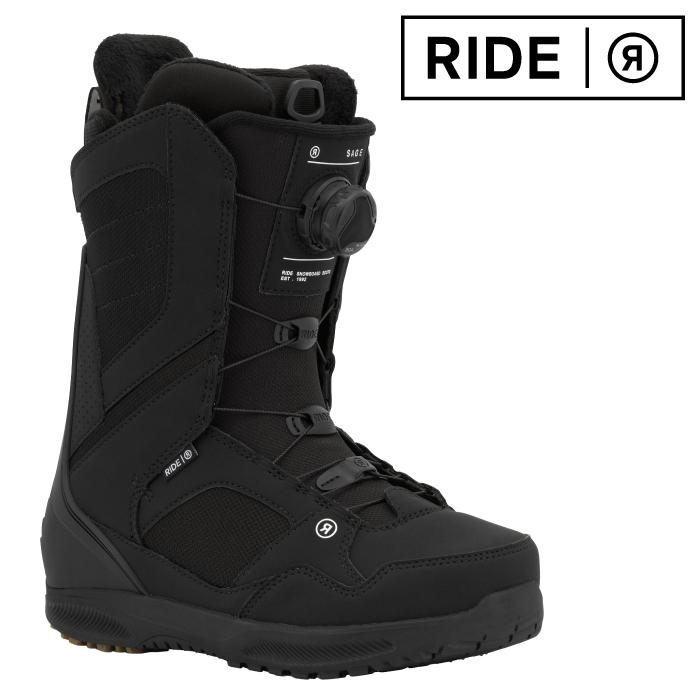 RIDE SAGE スノーボードブーツ 25cmブラック 美品 RIDE（ライド） 日本正規品 スノーボード ブーツ RIDE SAGE Black