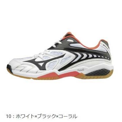 MIZUNO ウエーブファングSS2 ホワイト×ブラック×コーラル 3E相当 MIZUNO ウエーブファングSS2 ホワイト×ブラック×コーラル 3E相当