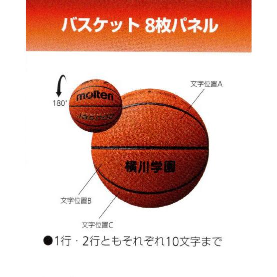 チームユース6個1組 学校名 チーム名入り8枚パネル検定球5号バスケットボール モルテン 1パネルネーム 代引き不可 B5c5000 6onteam スポーツガイドonline 通販 Yahoo ショッピング