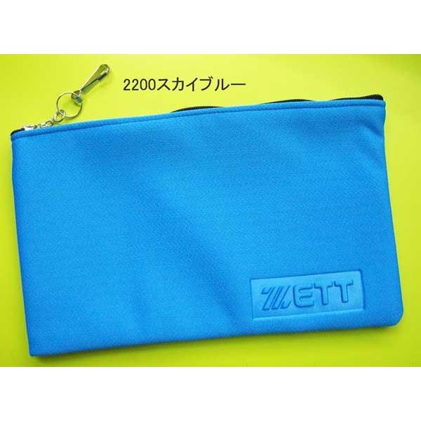 ゼット（ZETT） ポーチ ニット素材 24×14.5センチ 現品限り : スポーツ