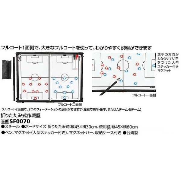 折りたたみ式作戦盤　説明がしやすいボード　モルテン　サッカー・フットボール｜sportsguide