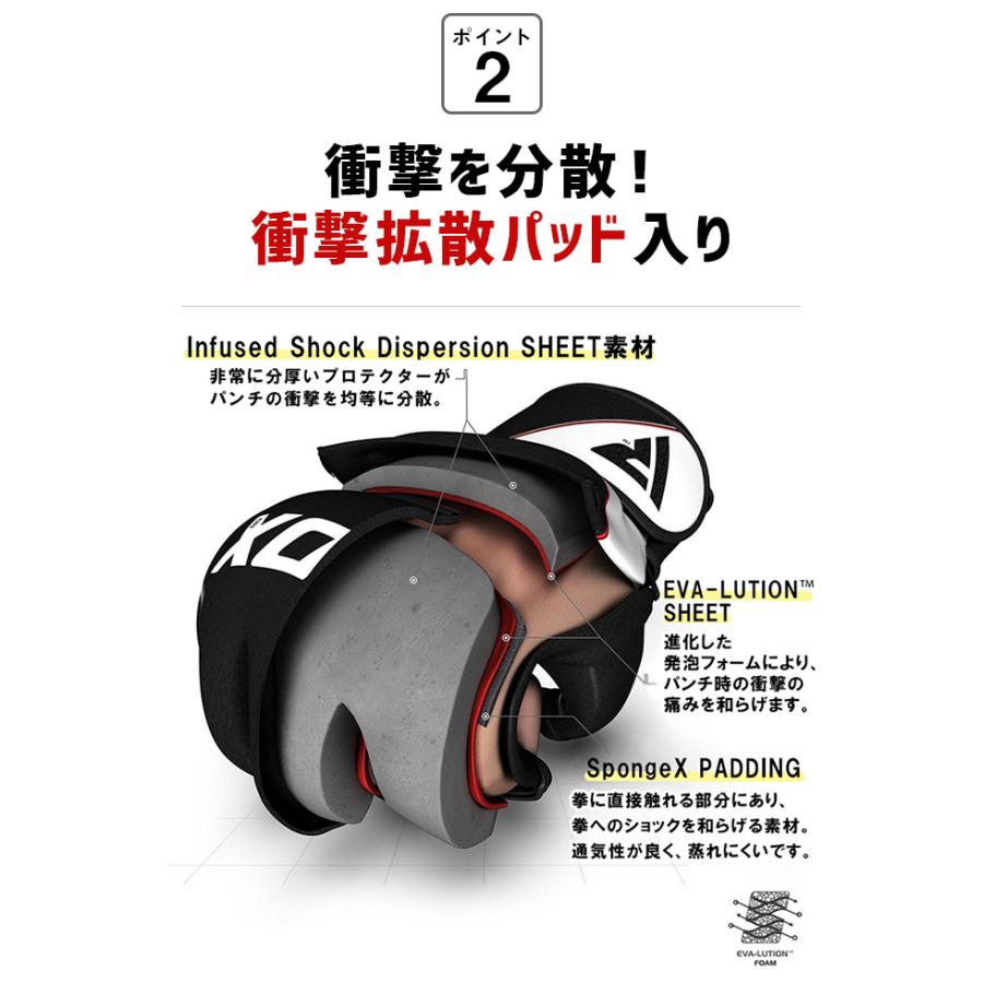 オープンフィンガー グローブ RDX 総合格闘技 MMA キックボクシング 空手 修斗 高品質 ジム トレーニング 男女兼用 初心者 上級者 正規品 あすつく対応｜sportsimpact｜13