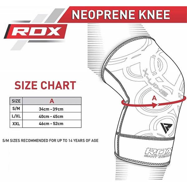 RDX 膝 ひざ 着圧 サポーター 1個入り ネオプレーンニーレッグガード
