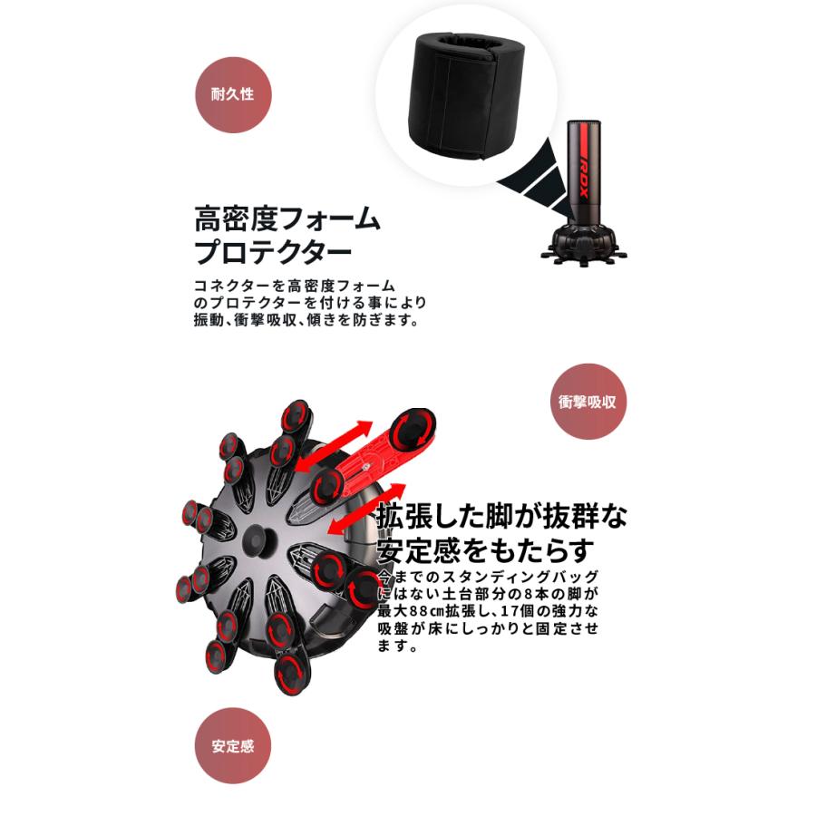 RDX RDX公式 スタンディングバッグ サンドバッグ 自立型 自宅用 RDX RDX公式 スタンディングバッグ サンドバッグ 自立型 自宅用