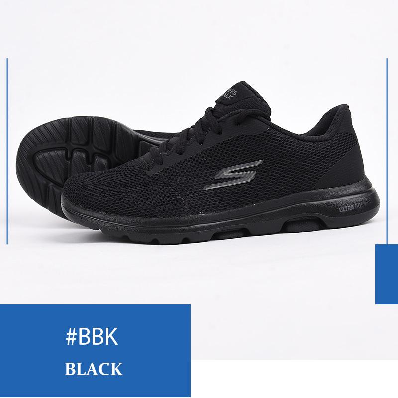 スケッチャーズ Skechers スニーカー レディース カジュアル シューズ ファッション Go Walk 5 Lucky w k 黒 w Sports アイビー 通販 Yahoo ショッピング