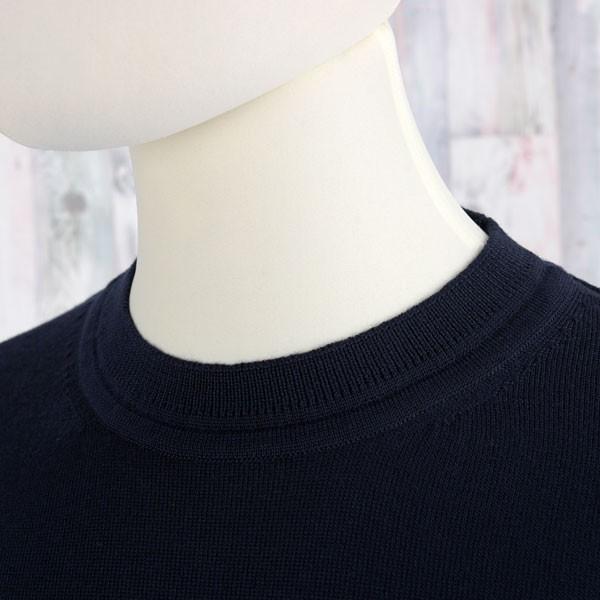 【美品】LACOSTE ラコステ ニットセーター ブラック　クルーネック LACOSTE（ラコステ） セーター ニット エッセンシャルウールニット